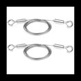 thumbnail image 1 of Adjustable Picture Hanging Wire 2PCS Mirror Frame Kit 2M X1.5Mm Heavy Duty Stainless Steel Wire Rope, 1 of 6
