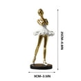 thumbnail image 5 of YOHAVEN Girl Resin Sculpture Ballerina Figurine 9.84 Inch, Desktop Art Statue for Bedroom Living Room Office Tabletop Home Decoration Birthday Anniversary Holiday Gift, 5 of 5
