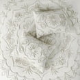 thumbnail image 6 of Home Essence Valeria Ivory Tufted Cotton Chenille 3 Piece Duvet Cover Set, Full/Queen, 6 of 15