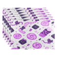 thumbnail image 2 of Purple Candy Pattern Reversible Placemat Set of 4 Non Slip Coffee Mats 18x12 Inch for Dining, Kitchen, Coffee, 2 of 9