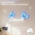 thumbnail image 4 of UPONRAY Single Line Custom Neon Signs with Dove, Usb Powered with Adjustable Brightness Wall Decor for Gifts, Yellow, 16 inch, 4 of 9