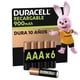 thumbnail image 1 of Duracell Duracell Aaa Pre-cargadas Con 900 Mah, Hasta 100 Recargas, Contiene 1 Paquete Con 6 Unidades, color, 6 count, pack of/paquete de, 1 of 7