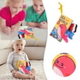 thumbnail image 2 of Interactive Sensory Cloth Book for Early Learning and Developmental Play with Crinkle Sounds, 2 of 5