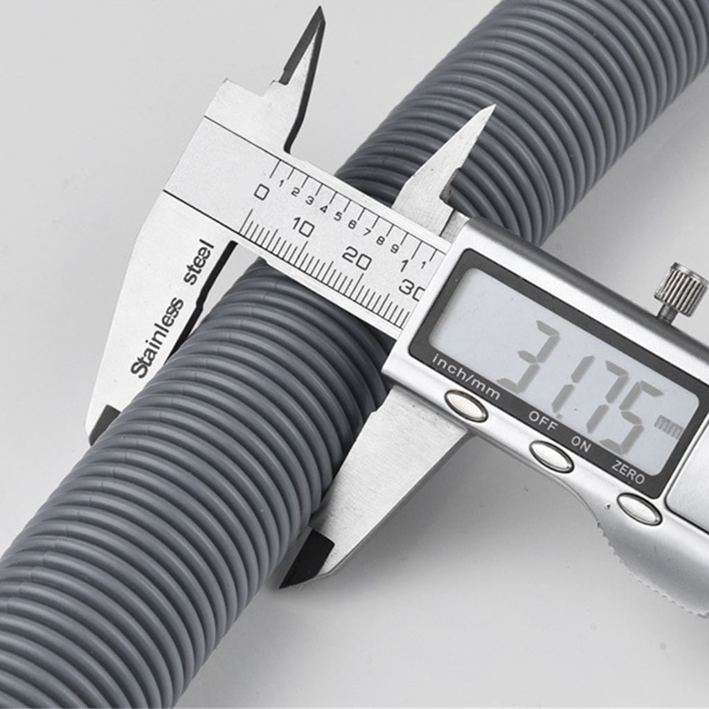 Adjustable Washing Machine Drainage Pipe Thickened Rubber Steel Hose Extension
