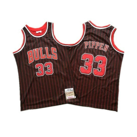 Mens Basketball Jersey Bulls 23 Space Retro Jersey 91 Rodman 33 Pippen Red Swingman Jersey Outdoor Sports T-Shirt S-XXL