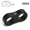 thumbnail image 1 of 1pcs Universal AN4 AN6 AN8 AN10 AN12 Billet Oil Fuel Water Hose Seprator Divider Clamp Aluminum Line Separator~0187, 1 of 1