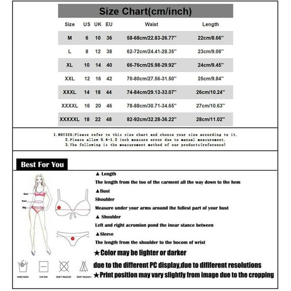 Womens Underwear 2 pieces 100% Cotton Soft M Black Underwear