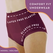 Wearever Womens Incontinence Underwear, Maximum Absorbent Bladder Control Panties, Reusable Single Pair
