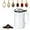 White, variant on Coffee Grinder Electric for Home Use: Small Spice Grinder Electric Fine Powder,Multifunctional Coffee Bean Grinder Fine Grinding,Pet Food Grinder,110V,500ML/17oz (Blue)