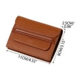 thumbnail image 2 of Cartera delgada de piel con tarjetero para mujer | Organizador multiranura para efectivo e identificación | Cartera compacta con bloqueo RFID para bolsillo o bolso, 2 of 5