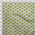 thumbnail image 3 of oneOone Cotton Flex Lime Green Fabric Stripe & Circle Geometric Sewing Material Print Fabric By The Yard 40 Inch Wide, 3 of 4
