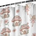 thumbnail image 3 of Fairy Princess Mushroom Pattern Shower Curtain 84"x72" ,Bathroom Decorative Shower Curtains Set with 12 Hooks,Modern Waterproof Washable Shower Curtain, 3 of 6