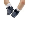 thumbnail image 3 of Baby High Top Ankle Sneakers Anti-Slip Soft Sole Tie-up Moccasins, 3 of 10