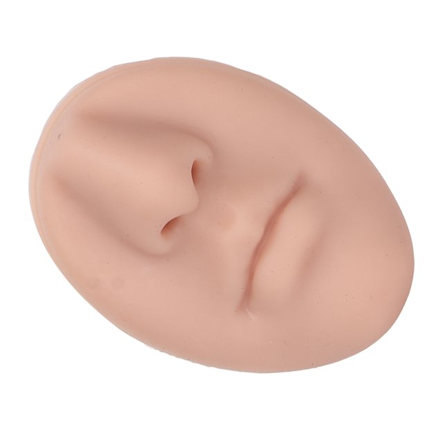 Modolo de Nariz de Silicona, Kit de Modelo de Práctic de Perforació Reutilizable, Flexible, Elástico, Para Estudiantes Novatos