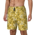 thumbnail image 2 of Balery Flower Mens Swim Trunks Swim Shorts for Men Quick Dry Inseam Beach Shorts with Compression Liner Pocket-3X-Large, 2 of 9