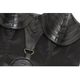 thumbnail image 6 of VASLANDA Women's Punk Rock Faux Leather Steampunk Overbust Vest Gothic Heavy Strong Steel Boned Corset with Zipper, 6 of 7