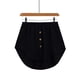 thumbnail image 3 of Gibobby faldas para mujer Extensiones de mujer Top All Bottom Layering Cintura Mini con camisa elástica Vestido extensor de banda para mujer(Negro, XXXXL), 3 of 4
