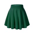 thumbnail image 1 of B91xZ Jupe Plissée Taille Haute Uniforme Scolaire pour Femmes, Vert TG, 1 of 2