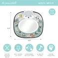 thumbnail image 3 of The Peanutshell Musical Baby Car Seat Mirror, Woodland Animals with Lights, 3 of 5