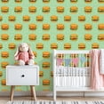 thumbnail image 3 of Food Peel and Stick Wallpaper 23.6in x 9.8ft Delicious Burgers Fresh Vegetables Cheese Contact Paper Vinyl Waterproof Self Adhesive Wall Paper for Snacks Themed Party Cabinet Renter Friendly, 3 of 8