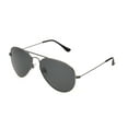 thumbnail image 2 of Foster Grant Men's Aviator Fashion Sunglasses Gunmetal, 2 of 6