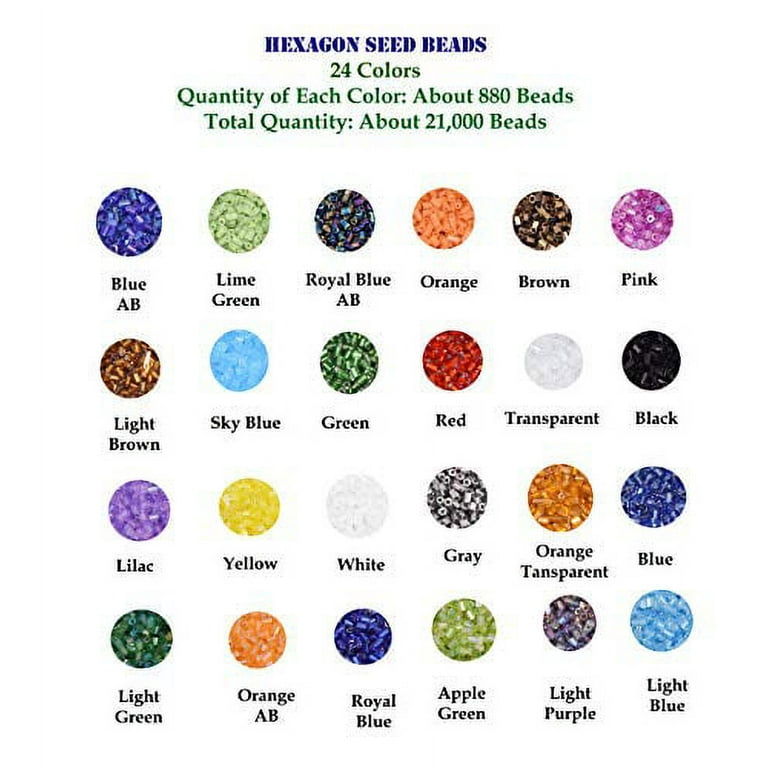 Mandala Crafts Plastic Pony Beads for Jewelry Making – Large