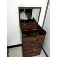 thumbnail image 4 of Elegant Walnut Vanity Table With Practical Drawer Storage And Visible Top Dressing Construction Materials, 4 of 4