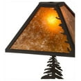 thumbnail image 2 of Meyda Tiffany 165588 Leaf Edge 21" Tall Buffet Table Lamp - Bronze, 2 of 2