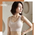 thumbnail image 4 of Amortiguador Crop Top Chaleco Soporte piel shamjiam Sujetadores deportivos para mujer, 4 of 9