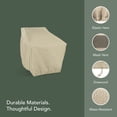 thumbnail image 5 of Covermates Outdoor Adirondack Chair Cover for Square Backs - 32"W x 32"D x 35"H, 300D Polyester, All-Weather, 5 of 8