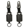 thumbnail image 1 of Mini Buckle Key Chain, Easy Pull Buckle Keychain High Resilience ABS and Wire Rope  for Travel Black, 1 of 7