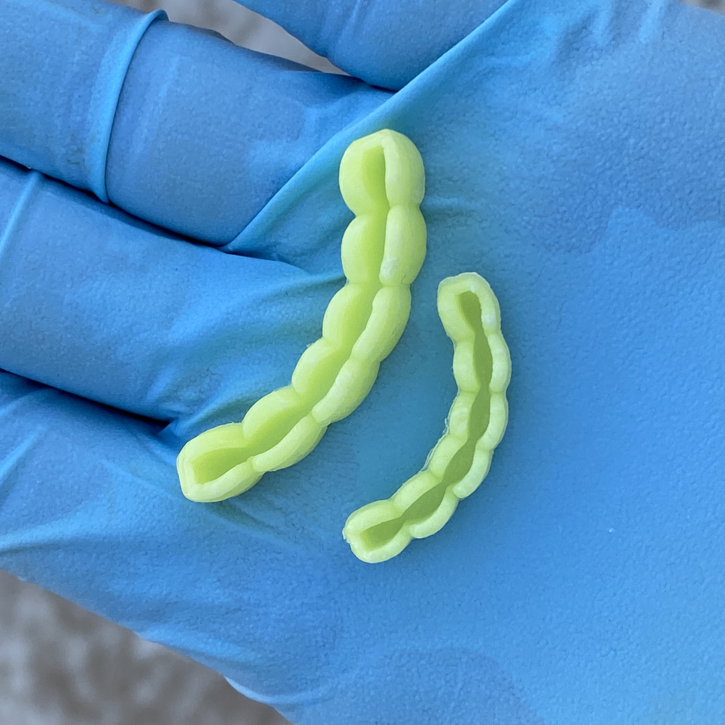 Buy Yellow Silicone Grillz Molding Bars Set For Top & Bottom Teeth