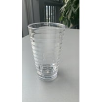 6pcs Plastic Tumblers Cups PS Plastic Water Tumbler Drinking Glasses 525ml Shatterproof Reusable Water Cups for Water Juice Wine