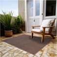thumbnail image 4 of Koeckritz Rugs 3'x10' Soft Indoor/Outdoor Espresso Bound Area Rug Lightweight, Easy to Clean & Move, 4 of 8