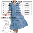 thumbnail image 3 of ZZwxWA Womens Summer Dresses Casual Cotton Linen Maxi Dress V Neck Flowy Swing Tiered Loose Beach Long Dresses Cocktail Party, 3 of 6