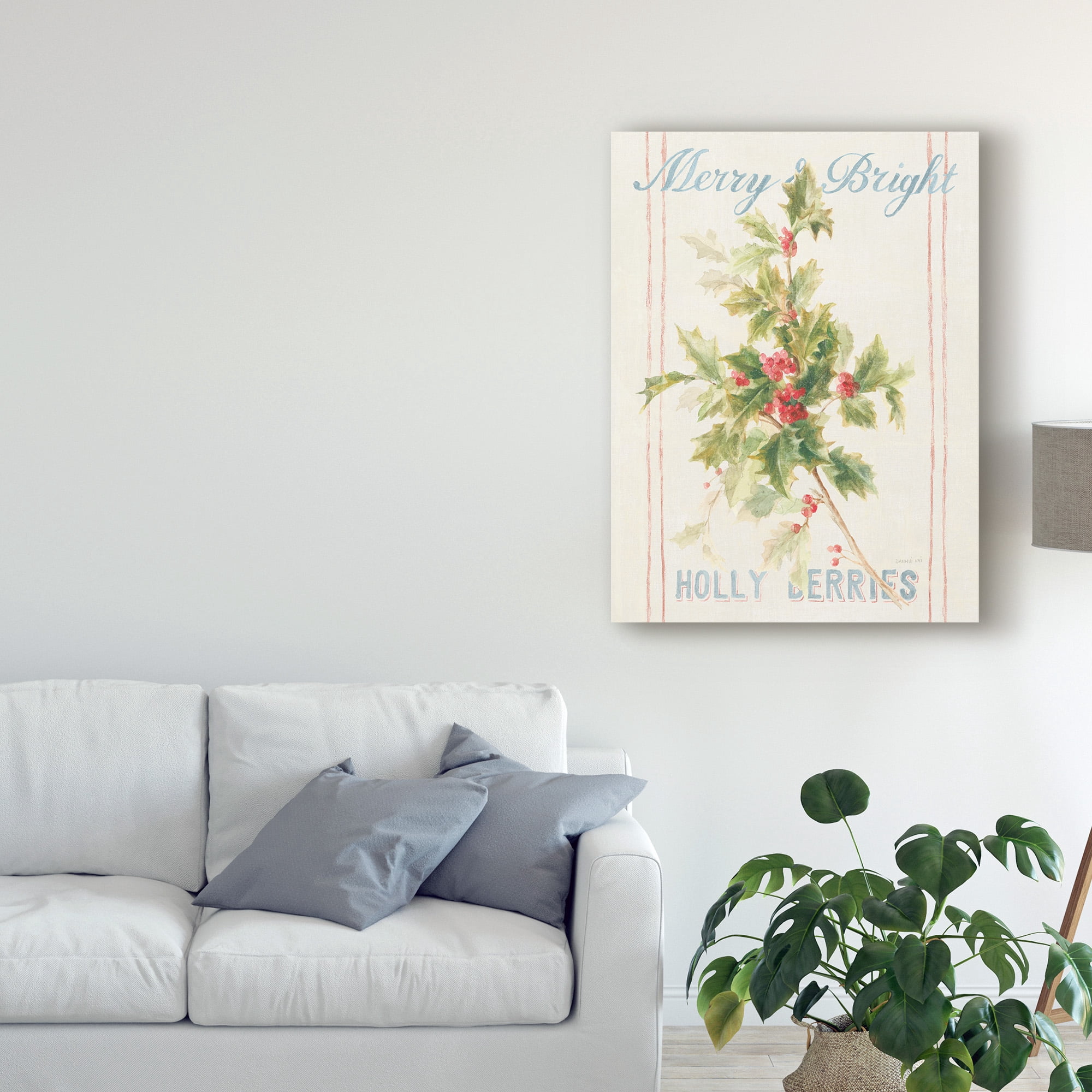 Trademark Fine Art 'Floursack Holiday I' Canvas Art by Danhui Nai