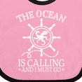 thumbnail image 4 of Inktastic Ocean is Calling Cute Nautical Octopus Boys or Girls Baby Bib, 4 of 4