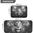 thumbnail image 3 of Dreamtimes Black White Lion Kitchen Mats 2 Pcs Anti Fatigue Cushioned Kitchen Rugs Water Absorbant Non Slip Comfort Standing Floor Mats for Kitchen Bedroom Liveing Room Bathroom, 3 of 7