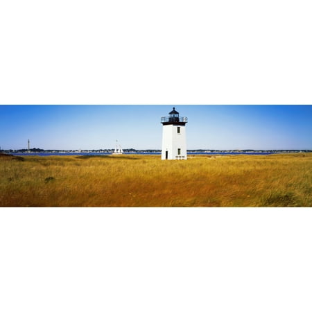 Lighthouse Beach Cape Cod Lighthouse on the beach Long Point Light Long Point Provincetown Cape Cod Barnstable County Massachusetts USA Poster Print ()