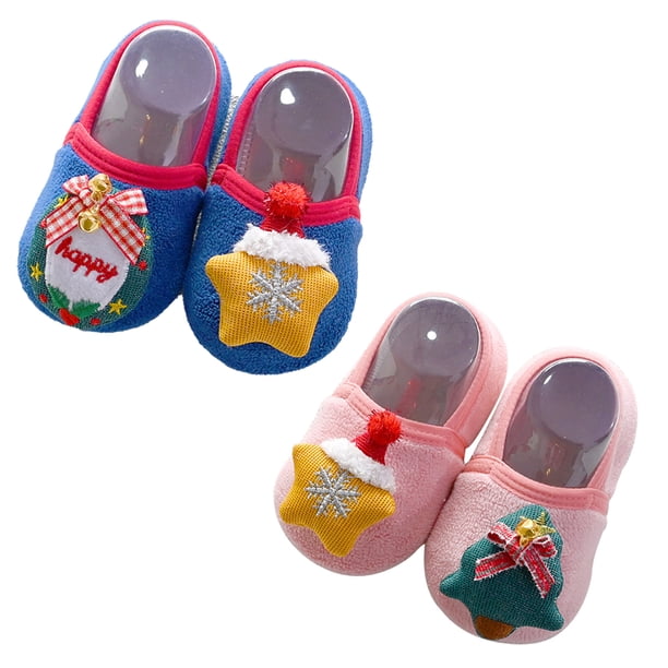 Calcetines lindos de invierno de Navidad de dibujos animados para niños, calcetines cálidos para niños y niñas