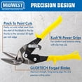 thumbnail image 3 of Lata offset de corte recto Aviation Snip MIDWEST MWT-6510S, 3 of 6