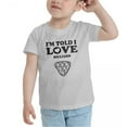 thumbnail image 3 of I'm Told I love Billiard Cute Toddler T Shirts for Boys Girls (Gray, Youth M), 3 of 5