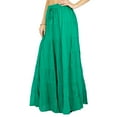 thumbnail image 2 of Phagun Resort Wear Skirt Long Maxi Skirt Beach Wear Cotton Summer Wear, 2 of 5