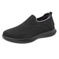 thumbnail image 2 of Women's Orthopedic Arch Support Wide Width Slip On Walking Shoes,Lightweight Breathable Non-Slip EVA Outsole Tennis Sneakers, 2 of 5