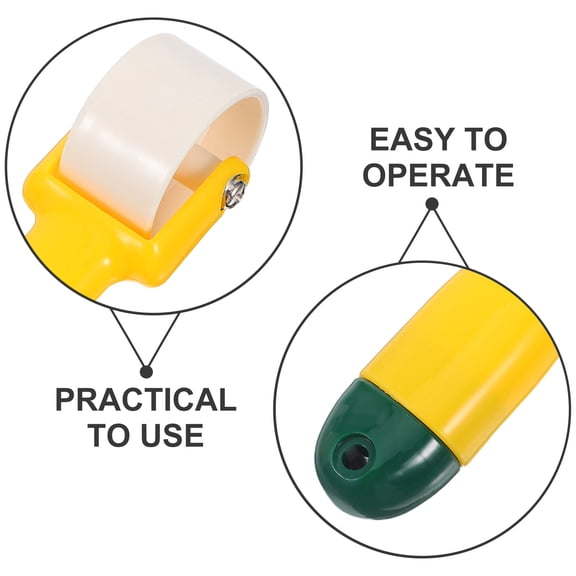PAMINGONO 2Pcs Wooden Plastic Seam Roller Set for Sewing Quilting Wallpaper Sticking