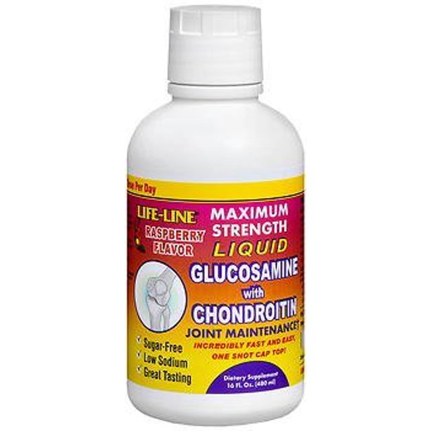 Nature's Blend Glucosamine w/Chondroitin Max Strength, Raspberry, 16 oz