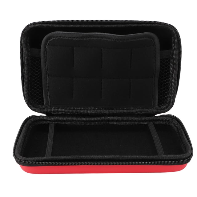 Étui de Transport pour Console de Jeu, Étui Rigide Portable de Voyage Protecteur pour Nouvelle 3DS TG, pour Nouvelle 2DS TG, pour Nouvelle 3DS TG, pour 3DS TG, pour 3DS LL avec Poche Intérieure à 8 Emplacements de Jeu