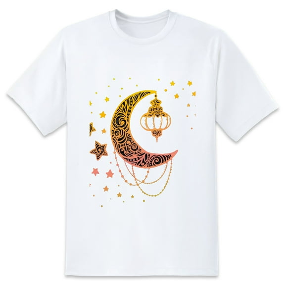 Men's Graphic TeeMoon (18) Letter Print T-Shirts Round Neck Short Sleeves Sizes XS-5XL Summer Daily Casual Tops