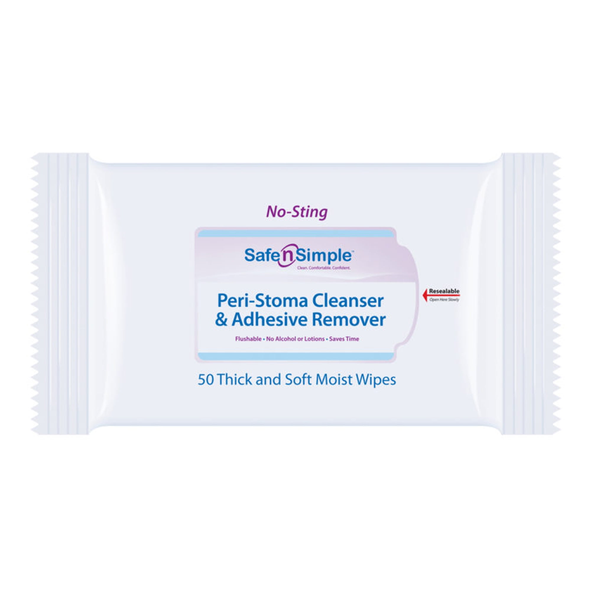Safe n Simple Adhesive Remover Wipe 50 Count SNS00525, 600 Ct