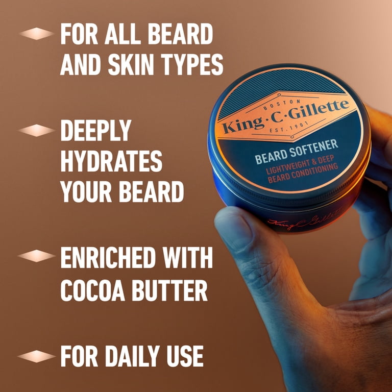 King C. Gillette Men's Soft Beard Balm, 3.4 oz photo 7